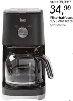 XXXLutz hwp Filterkaffeemaschine Angebot