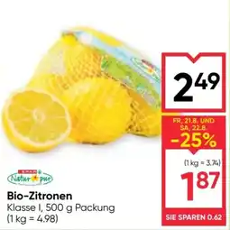 Maximarkt Bio-Zitronen Angebot