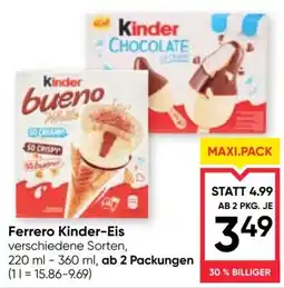 Maximarkt Ferrero Kinder-Eis Angebot