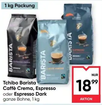 Tchibo Barista Caffè Crema, Espresso oder Espresso Dark