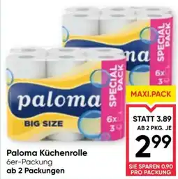 Maximarkt Paloma Küchenrolle Angebot