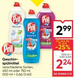 Maximarkt Pril Geschirrspülmittel Angebot