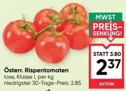 Maximarkt Österr. Rispentomaten Angebot