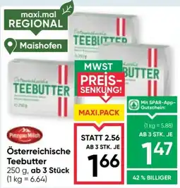 Maximarkt Österreichische Teebutter Angebot