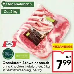 Maximarkt Oberösterr. Schweinebauch Angebot