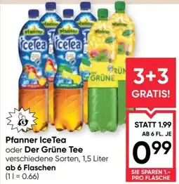 Maximarkt Pfanner IceTea Angebot