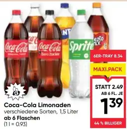 Maximarkt Coca-Cola Limonaden Angebot
