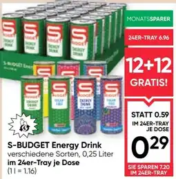 Maximarkt S-Budget Energy Drink Angebot