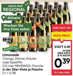 Maximarkt Limonade Angebot