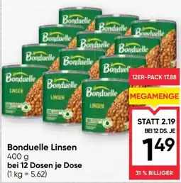 Maximarkt Bonduelle Linsen Angebot