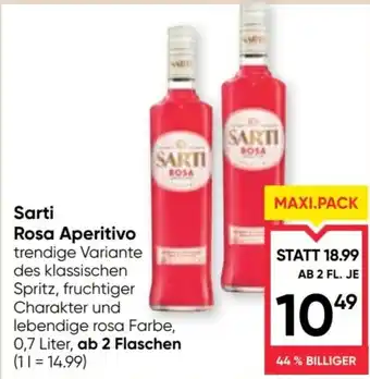 Maximarkt Sarti Rosa Aperitivo Angebot