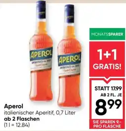 Maximarkt Aperol italienischer Aperitif Angebot