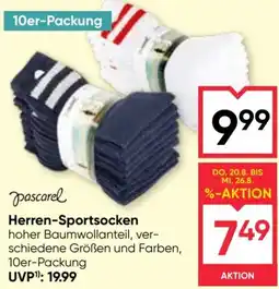 Maximarkt Pascarel Herren-Sportsocken Angebot