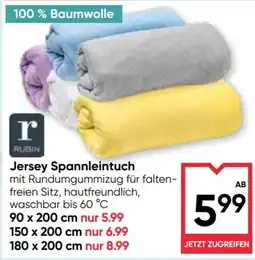Maximarkt Jersey Spannleintuch RUBIN Angebot