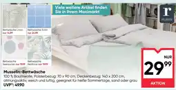 Maximarkt Musselin-Bettwäsche Angebot