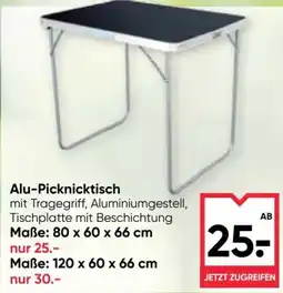 Maximarkt Alu-Picknicktisch Angebot
