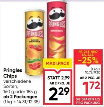 Maximarkt Pringles Chips Angebot