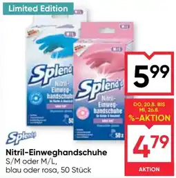 Maximarkt Splend Nitril-Einweghandschuhe Angebot