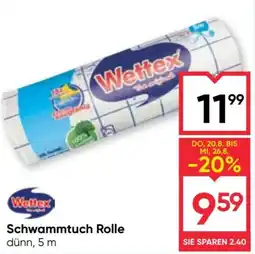 Maximarkt Wettex Schwammtuch Rolle Angebot