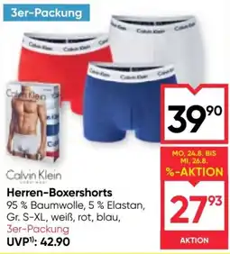 Maximarkt Calvin Klein Herren-Boxershorts Angebot