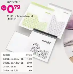 Mömax Frischhaltebeutel ,,MICHI" Angebot
