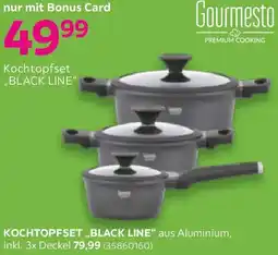Mömax Gourmesto Kochtopfset ,,BLACK LINE" Angebot