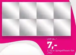 Mömax 12-er Spiegelfliesen-Set „TAIL" Angebot