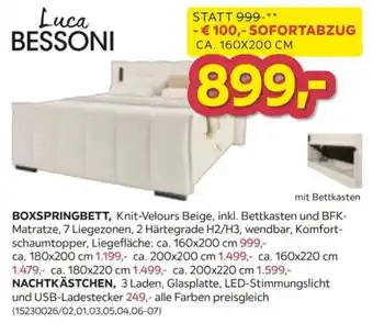 Luca BESSONI BOXSPRINGBETT