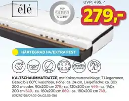 Möbelix élé Kaltschaummatratze Angebot