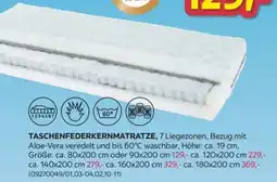 Möbelix Taschenfederkernmatratze Angebot