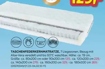 Taschenfederkernmatratze