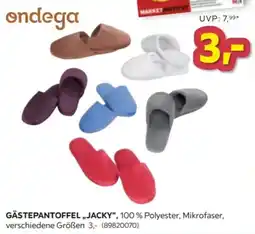 Möbelix Ondega Gästepantoffel „Jacky“ Angebot