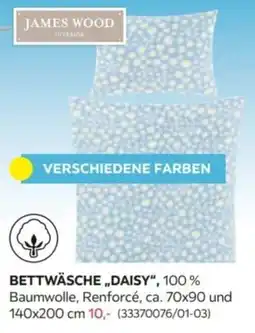 Möbelix James Wood Interior Bettwäsche Daisy Angebot