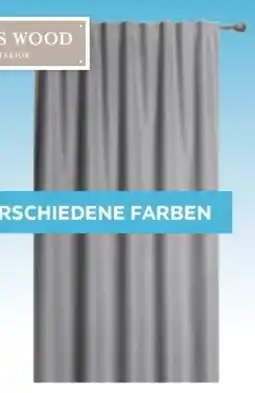 Möbelix James Wood Verdunkelungsvorhang Ohio Angebot