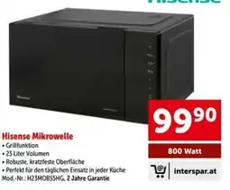 Interspar Hisense Mikrowelle Angebot