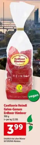 Interspar Confiserie Heindl Gelee-Genuss Erdbeer Himbeer Angebot