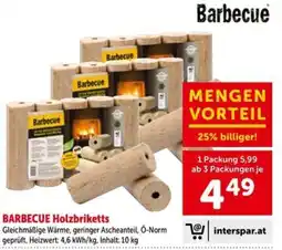 Interspar Barbecue Holzbriketts Angebot