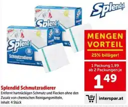 Interspar Splendid Schmutzradierer Angebot