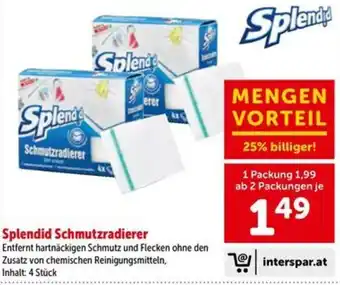 Interspar Splendid Schmutzradierer Angebot