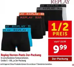 Interspar Replay Herren-Pants Angebot