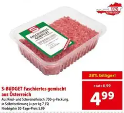 Interspar S-BUDGET Faschiertes gemischt Angebot