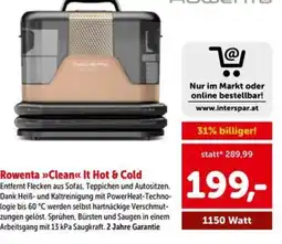 Interspar Rowenta »Clean« It Hot & Cold Angebot