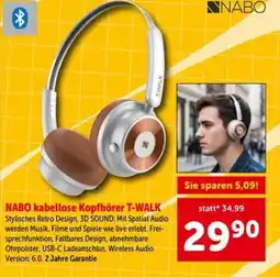 Interspar NABO kabellose Kopfhörer T-WALK Angebot
