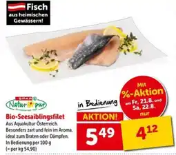 Interspar SPAR Natur pur Bio-Seesaiblingsfilet Angebot