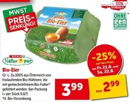 Interspar Bio-Eier Angebot