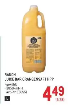 Metro Rauch Angebot