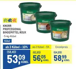 Metro KNORR PROFESSIONAL BINDEMITTEL ROUX Angebot