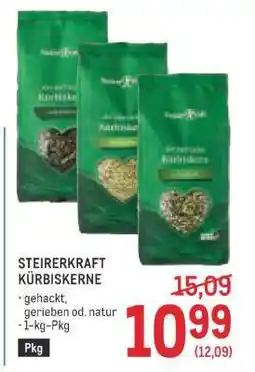 Metro STEIRERKRAFT KÜRBISKERNE Angebot