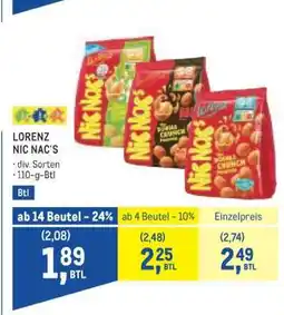 Metro Lorenz Nic Nac’s Angebot