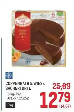 Metro Coppenrath & Wiese Sachertorte Angebot